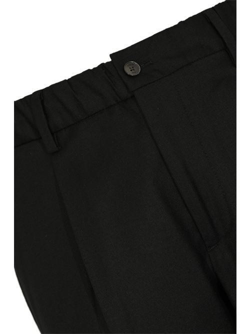 Pantalone Isola in lana con coulisse Nero BRIGLIA | ISOLAS 40012000010